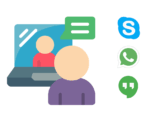 Uwaga! Informacja o pracy online grafika_skype